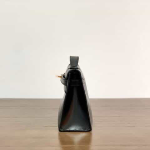 Hermès爱马仕 Kelly 1代 box 黑色金扣 全手工