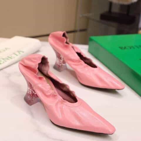 BOTTEG* VENET*2021春夏新品水晶跟复古女巫鞋