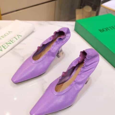 BOTTEG* VENET*2021春夏新品水晶跟复古女巫鞋