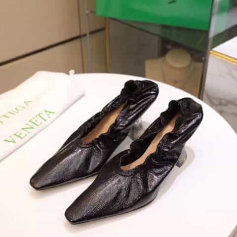 BOTTEG* VENET*2021春夏新品水晶跟复古女巫鞋