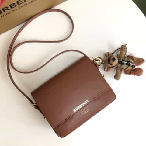 Burberry巴宝莉意大利鞣制皮革Grace - 格雷丝包