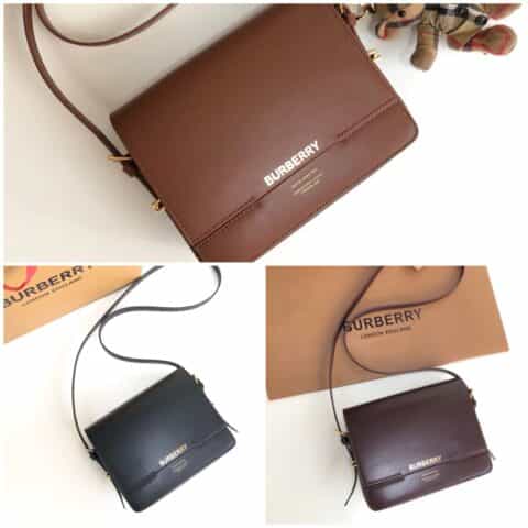 Burberry巴宝莉意大利鞣制皮革Grace - 格雷丝包