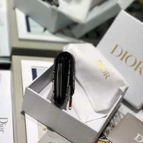 Dior 蓝色Oblique印花Lotus马鞍钱包 S5652CTZQ_M928