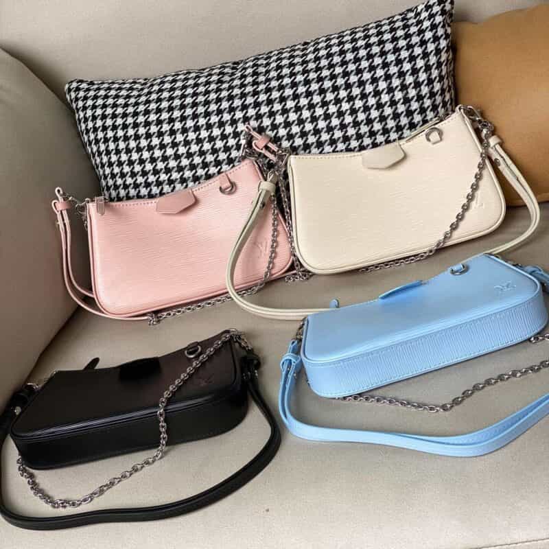 LV Easy Pouch On Strap 麻将包M80471 M80479 M80480 M80483