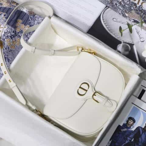 Dior Bobby全皮系列马鞍包 M8010 S8010 白色
