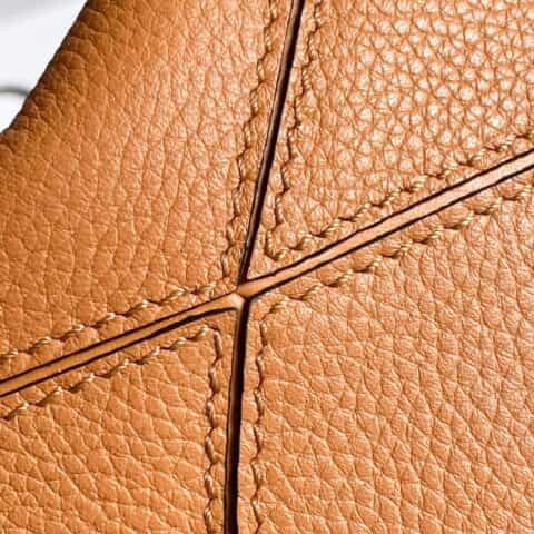 LOEWE罗意威 Mini Puzzle bag几何包 0338焦糖色18CM