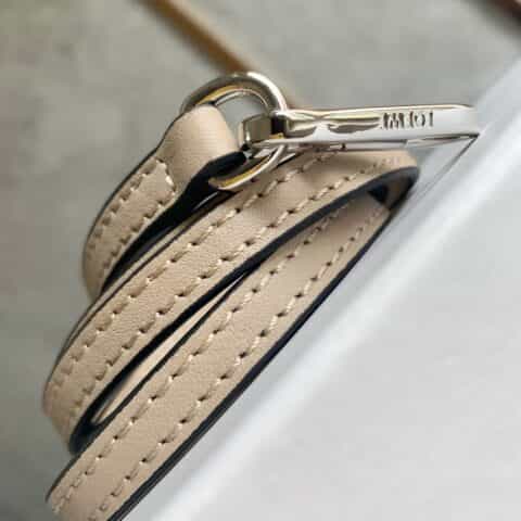 LOEWE罗意威 Mini Puzzle bag几何包 0338灰白绿拼色18CM