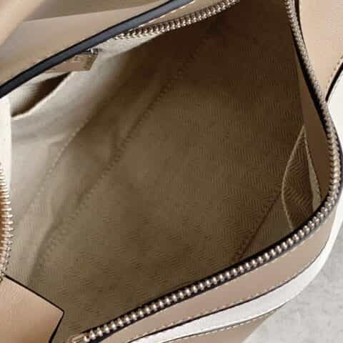 LOEWE罗意威 Puzzle bag 小号几何包 0189灰白绿拼色24CM
