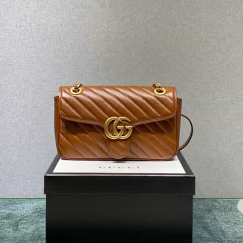 Gucci GG Marmont small matelassé shoulder bag 443497 0OLFT 2535