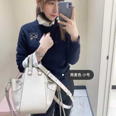 LOEWE罗意威 Hammock bag 吊床包 0500拼色