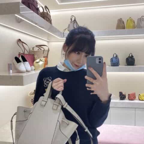 LOEWE罗意威 Hammock bag 吊床包 0500拼色