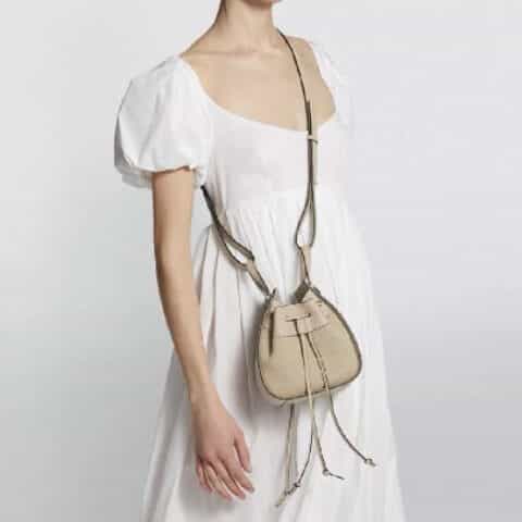 LOEWE罗意威 Mini Hammock bag 吊床包 0501拼色