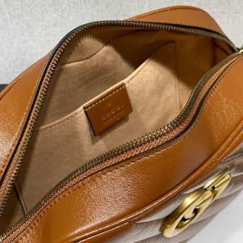 Gucci GG Marmont small matelassé shoulder bag 447632 0OLFT 2535