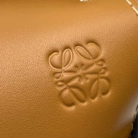 Loewe罗意威 Small Gate bag 马鞍包 0301棕灰拼色20CM