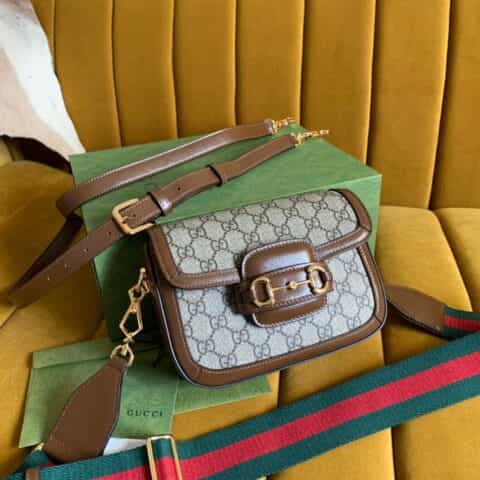 Gucci 658574 马衔扣1955系列迷你手袋