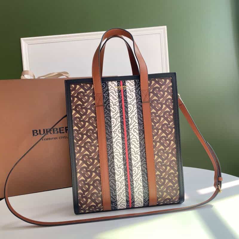 Burberry巴宝莉环保帆布托特包