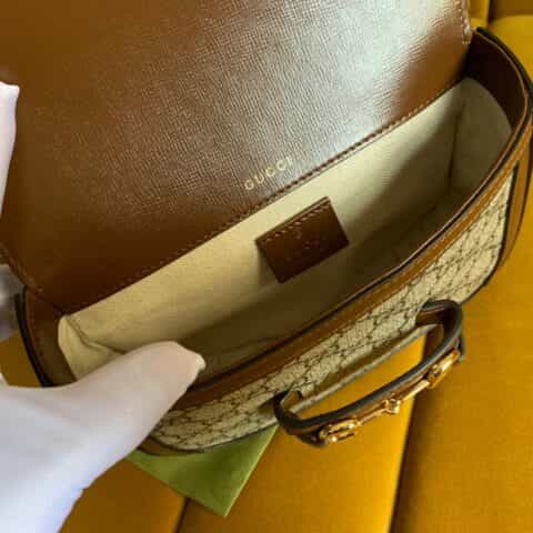 Gucci 658574 马衔扣1955系列迷你手袋