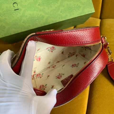 Gucci 574886 哆啦A梦联名系列新年特别款相机包