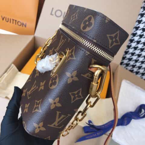 Louis Vuitton LV 限量复古Phone Box老花链条手机包M44914