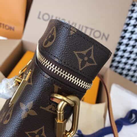 Louis Vuitton LV 限量复古Phone Box老花链条手机包M44914