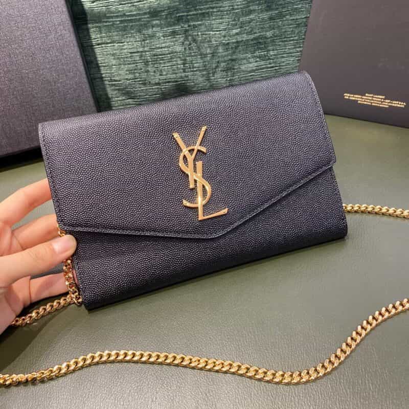 Saint laurent Ysl Uptown 迷你信封包 607788黑色