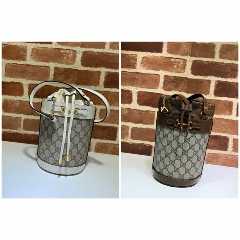 Gucci古驰 马衔扣1955系列小号水桶包637115