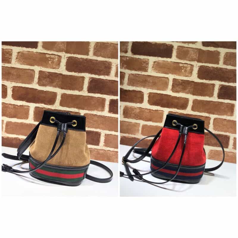 GUCCI古驰磨砂皮水桶包550620