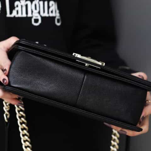 Chanel香奈儿 Leboy 25 Bag 水洗胎牛