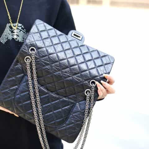 Chanel香奈儿 复刻2.55 reissue系列单肩斜挎包 A37586