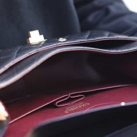 Chanel香奈儿 复刻2.55 reissue系列单肩斜挎包 A37587金扣