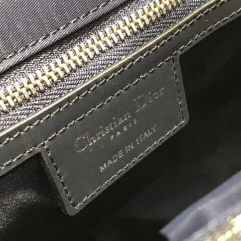 Dior蓝色Oblique印花帆布和牛皮革儿童信使包 M9994PTVY_M928
