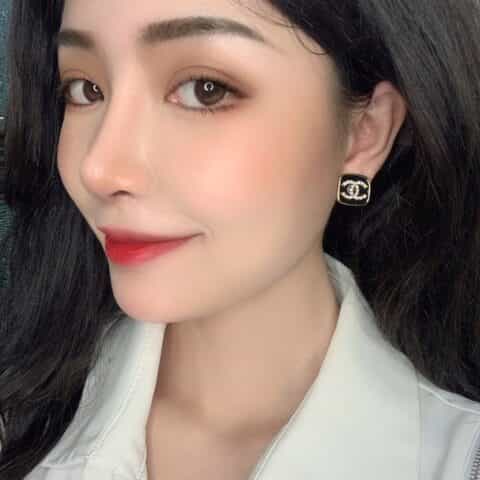 20新款CHANEL香奈儿双c耳钉耳环
