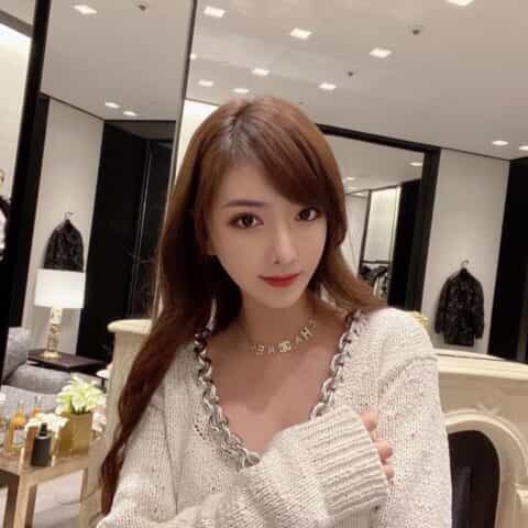 新款香奈儿字母CHANEL双c满钻项链