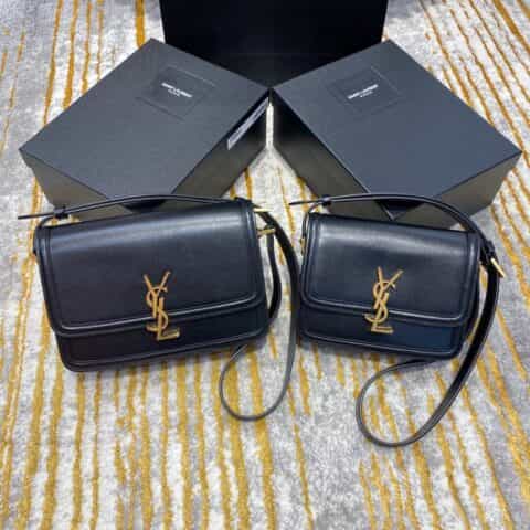 Saint laurent Ysl Solferino Box Bag 黑色634305 634306