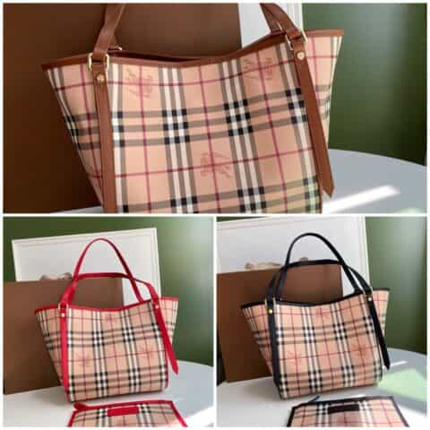 Burberry巴宝莉子母包购物袋8883