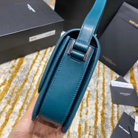 Saint laurent Ysl Solferino Box Bag 蓝绿色634305 634306