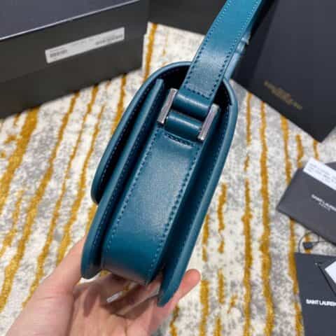 Saint laurent Ysl Solferino Box Bag 蓝绿色634305 634306