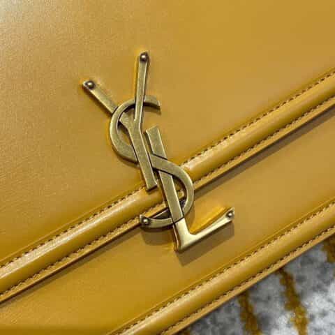 Saint laurent Ysl Solferino Box Bag 姜黄634305 634306