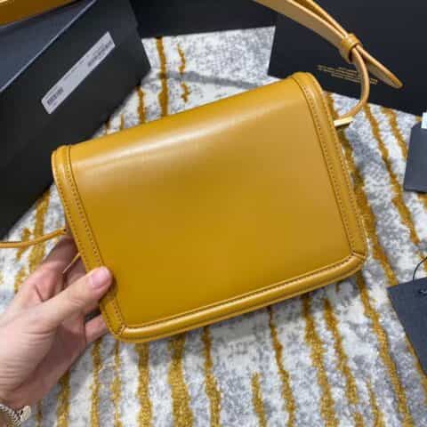 Saint laurent Ysl Solferino Box Bag 姜黄634305 634306