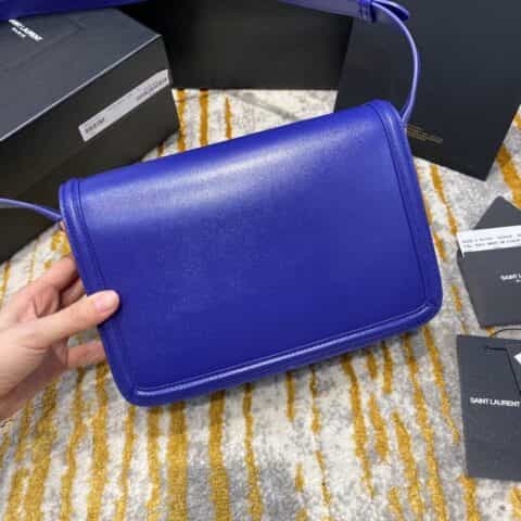 Saint laurent Ysl Solferino Box Bag 电光蓝634305 634306