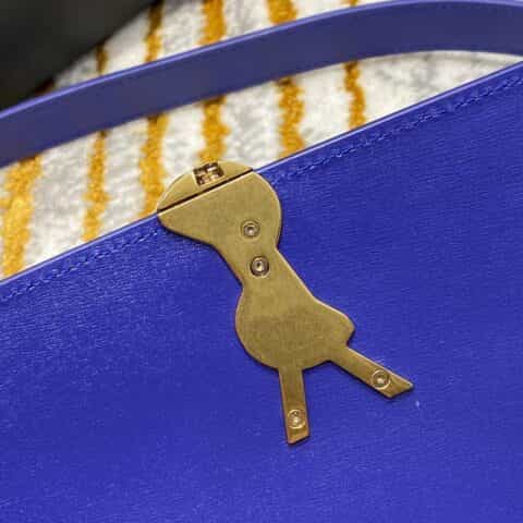 Saint laurent Ysl Solferino Box Bag 电光蓝634305 634306