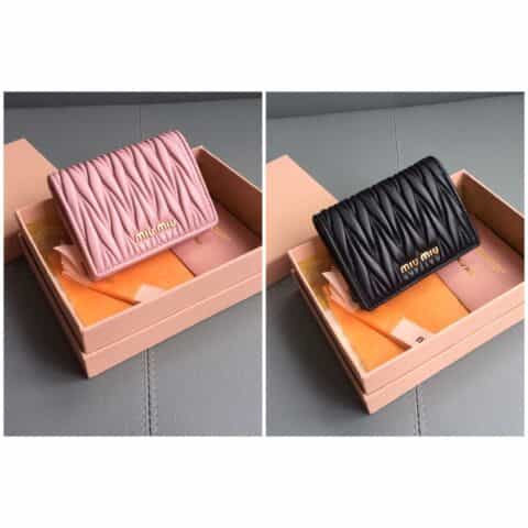 MIUMIU缪缪进口顶级羊皮新款小钱夹5MV204