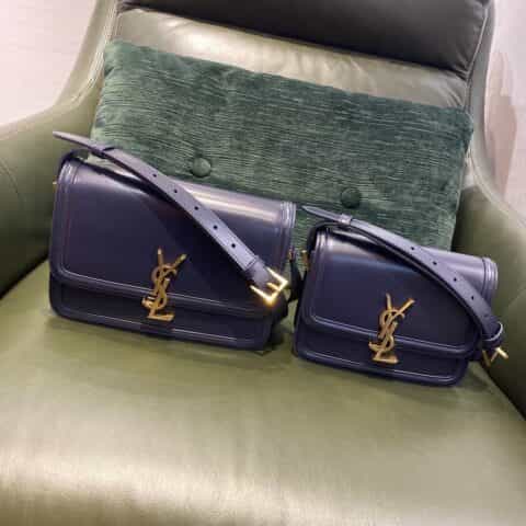 Saint laurent Ysl Solferino Box Bag 藏蓝色634305 634306