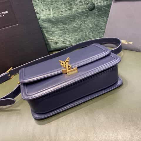 Saint laurent Ysl Solferino Box Bag 藏蓝色634305 634306