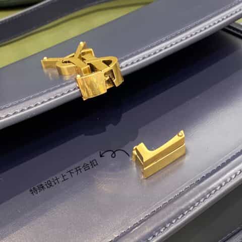 Saint laurent Ysl Solferino Box Bag 藏蓝色634305 634306