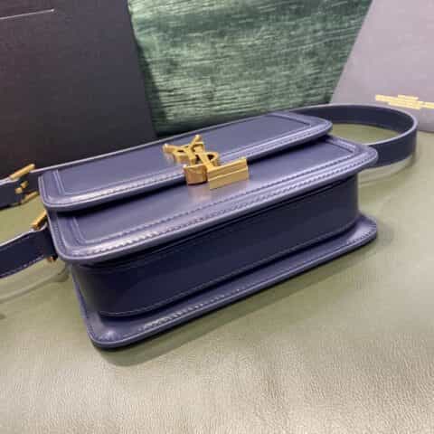 Saint laurent Ysl Solferino Box Bag 藏蓝色634305 634306