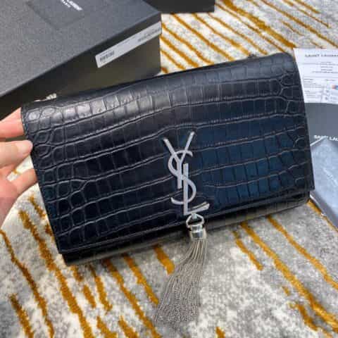 Saint laurent Ysl Kate 24 Bag 鳄鱼纹354119