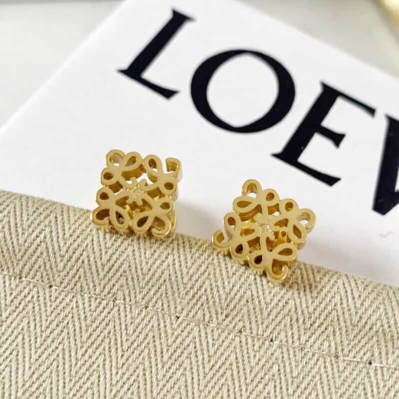 新款LOEWE罗意威月饼耳钉耳环