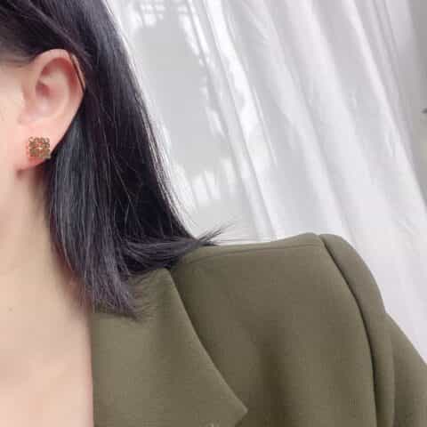 新款LOEWE罗意威月饼耳钉耳环