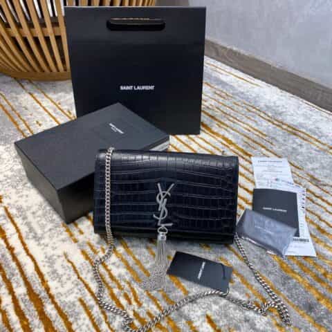 Saint laurent Ysl Kate 24 Bag 鳄鱼纹354119